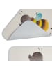 Mr. & Mrs. Panda Duschmatte Hummel flauschig ohne Spruch in Weiß