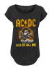 F4NT4STIC T-Shirt ACDC Givin The Dog A Bone Rock Metal Musik in schwarz