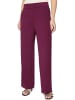 Zero  Stoffhose mit elastischem Bund 28 Inch in Magenta Purple