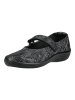 ARCOPEDICO Ballerinas in Schwarz/Silber