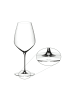 RIEDEL Glas 2er Set Syrah / Shiraz Weingläser + Poliertuch Veloce 720 ml in transparent