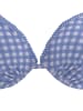 Buffalo Push-Up-Bikini-Top in hellblau-kariert