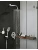 Beliani 2-tlg Wannenarmaturen GUARATUBA in Silber