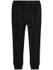 Men Plus Lange Sweathose in schwarz