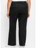 sheego Weite Jeans in black denim