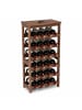 relaxdays Weinregal in Braun - (B)40 x (H)82 x (T)24 cm