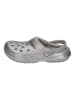 Crocs Hausschuhe Classic Glitter Lined Clog 207462-00N in silberfarben