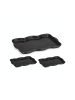 relaxdays 3 x Schuhabtropfschale in Schwarz - (B)48 x (H)3 x (T)34 cm