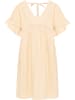 DreiMaster Vintage Damen Kleid in Beige Creme