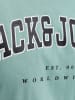 JACK & JONES PLUS T-shirt in Mineral Blue