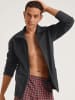 Calida Jacke in anthrazit melé