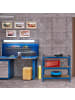 relaxdays 2 x Schwerlastregal in Blau - (B)100 x (H)180 x (T)40 cm