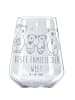 Mr. & Mrs. Panda Bordeauxglas Koala Familie zwei mit Spruch in Transparent