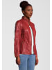 7eleven Bikerjacke Lederjacke "SHARRY" in RED