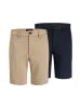 Jack & Jones 2er-Pack Chino Shorts in Crockery