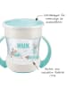 NUK Trinklern-Becher Evolution Mini Magic Cup in blau,motiv
