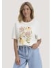 Hessnatur Hessnatur Print T-Shirt Oversize aus reiner Bio-Baumwolle in naturweiss