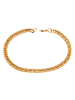 Adeliás Unisex Armband – Panzerarmband aus Edelstahl 21 cm in gold