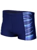 Aquarti Aquarti Herren Badehose Kurz Sportlich Streifen in dunkelblau