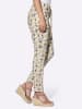 Heine Druckhose in sand-ocker-bedruckt