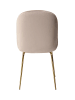 Qiyano Stuhl Yakari 2er-Set in Creme