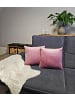 JACK 2er Set Teddy Flausch Kissen 50x50cm in Antik Rosa