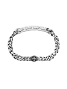 Breil Armband dock silber, schwarz