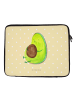 Mr. & Mrs. Panda Notebook Tasche Avocado Pfeifen ohne Spruch in Gelb Pastell