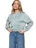Zero  Blouson langarm in Silver Blue