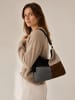 collezione alessandro Schultertasche " Patchwork " in schwarz
