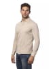 Verri Beige Baumwolle Herren Hemd