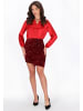 faina Women Skirt in burgundy
