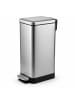 relaxdays Mülleimer in Silber - 15 Liter