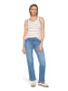 CARTOON Basic-Top mit Rundhalsausschnitt in Cream/Beige