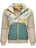 ragwear Fleecejacke Madaras Flower in Beige