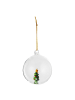 Butlers Glaskugel HANG ON Tannenbaum in Transparent