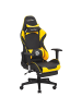 Beliani Gaming Stuhl VICTORY in Schwarz/Gelb - (W) 55 x (H) 124 x (L) 60 cm