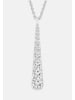 Ethische Diamanten Halskette aus 375 Weißgold mit Lab Grown Diamant