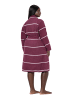 Ulla Popken Bademantel in dunkle beere