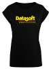 F4NT4STIC T-Shirt Retro Gaming Datasoft Logo gelb in schwarz