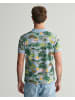 Gant Hawaiian Print Poloshirt in Blau