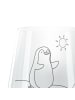 Mr. & Mrs. Panda Windlicht Glas Pinguin Surfer ohne Spruch in Transparent
