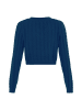 faina Women Sweater in Tieftürkies