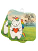 Mr. & Mrs. Panda Topflappen Einhorn Herz Design mit Spruch in Weiß