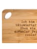 Mr. & Mrs. Panda Käsebrett Ich bin ein tätowierter... mit Spruch in Braun