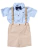 Little Gent 4tlg Set Frühling, Sommer in beige hellblau
