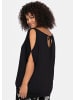 sheego T-Shirt in schwarz
