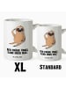 Mr. & Mrs. Panda XL Tasse Faultier Vogel mit Spruch in Weiß