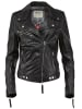 JILANI Damen Lederjacke in Schwarz