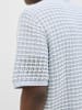 Jack & Jones Gestricktes Polo in Skyway